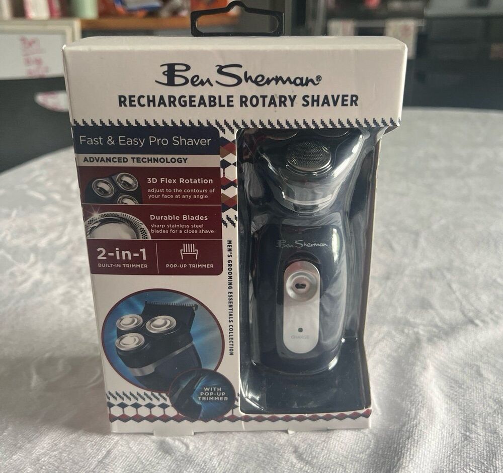 Ben Sherman rechargeable rotary shaver